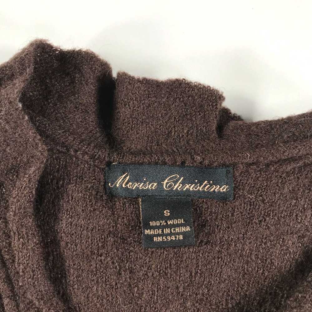 Vintage Marisa Christina Sweater Womens S Brown W… - image 3