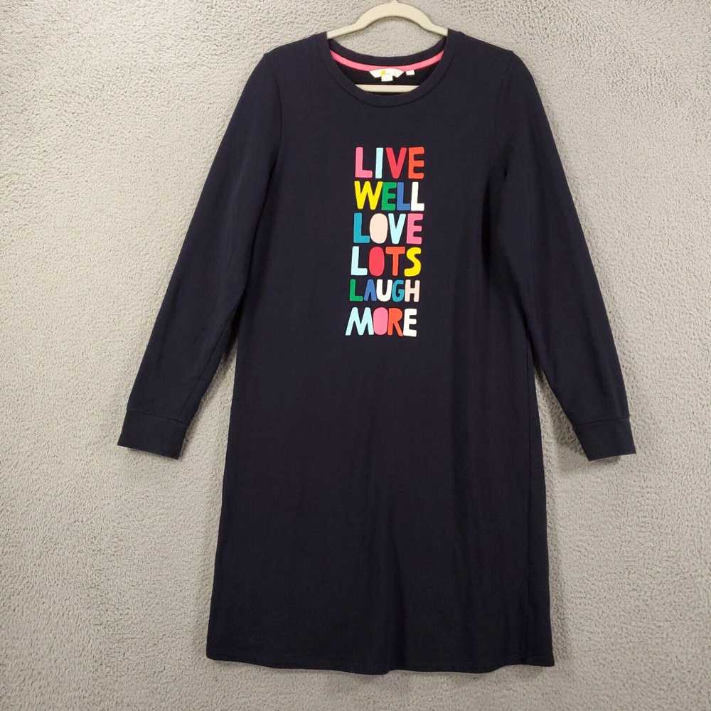 Boden Boden Dress Womens 10 R Navy Shift Live Lov… - image 1