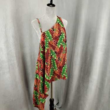 Vintage New Ashro Blouse Womens Large Tropical One