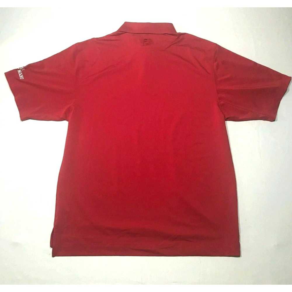 Footjoy FootJoy Polo Shirt Mens L Red Collared Go… - image 3