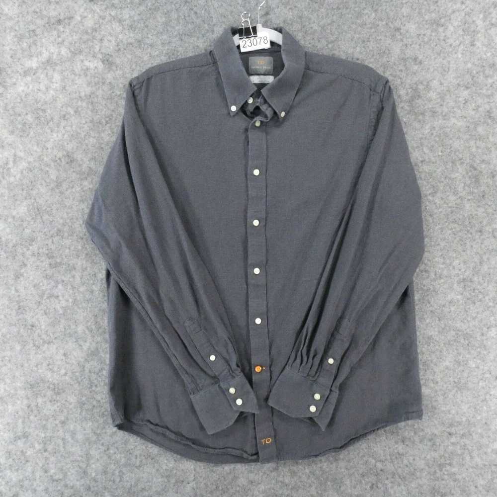 Vintage Thomas Dean Shirt Mens Large Button Up Lo… - image 1