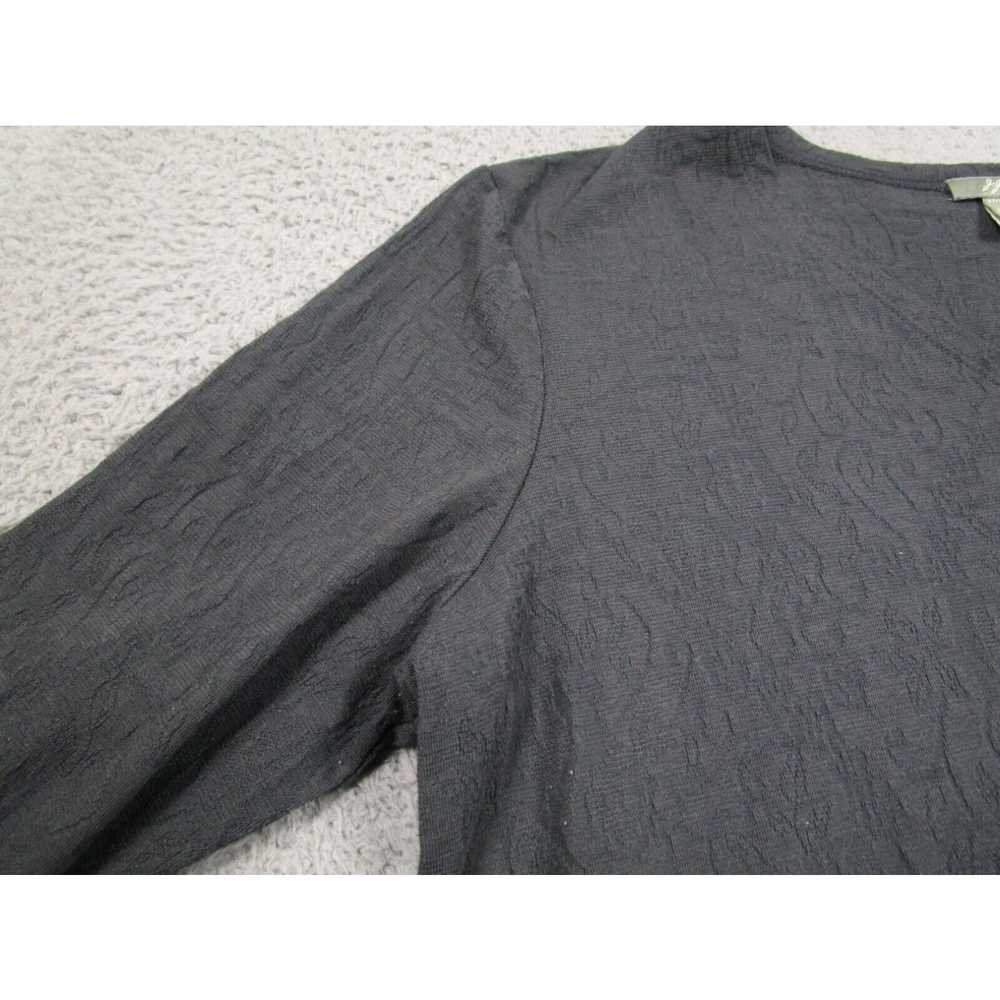 Vintage J Jill Top Womens Large Black Long Sleeve… - image 3