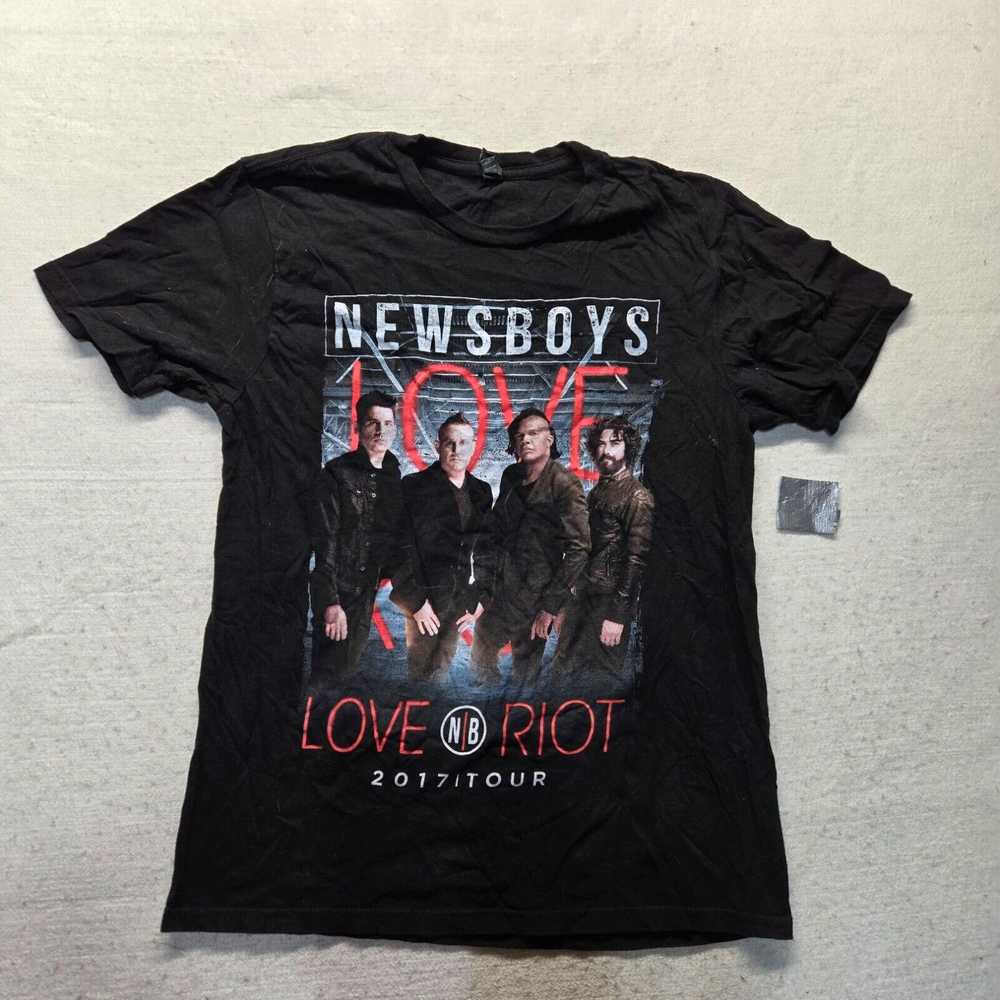 Vintage Newsboys Love Riot T-Shirt 2016 Concert T… - image 2