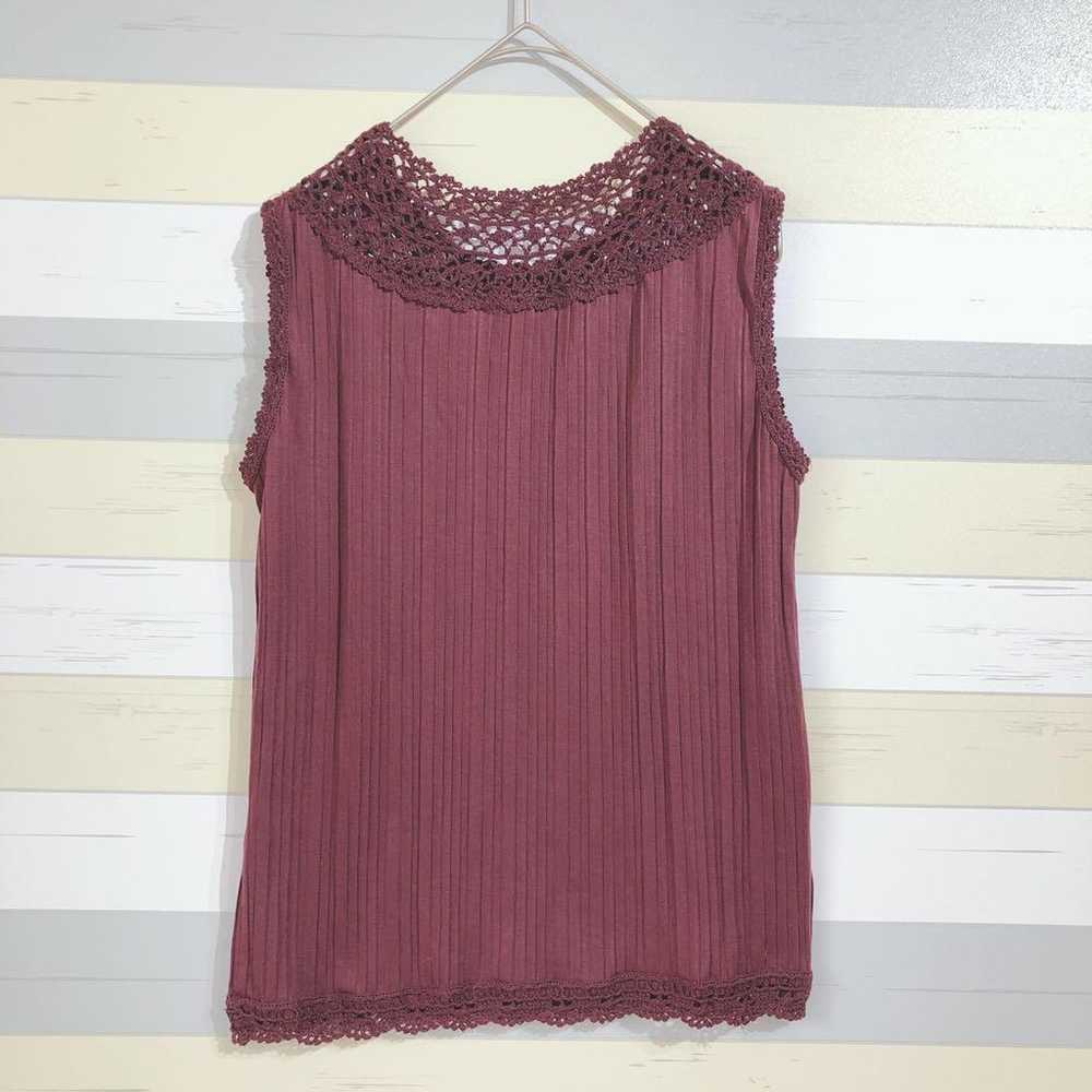 【RUBAN ROUGE】Tank Top Sleeveless Tops Elegant Lace - image 2