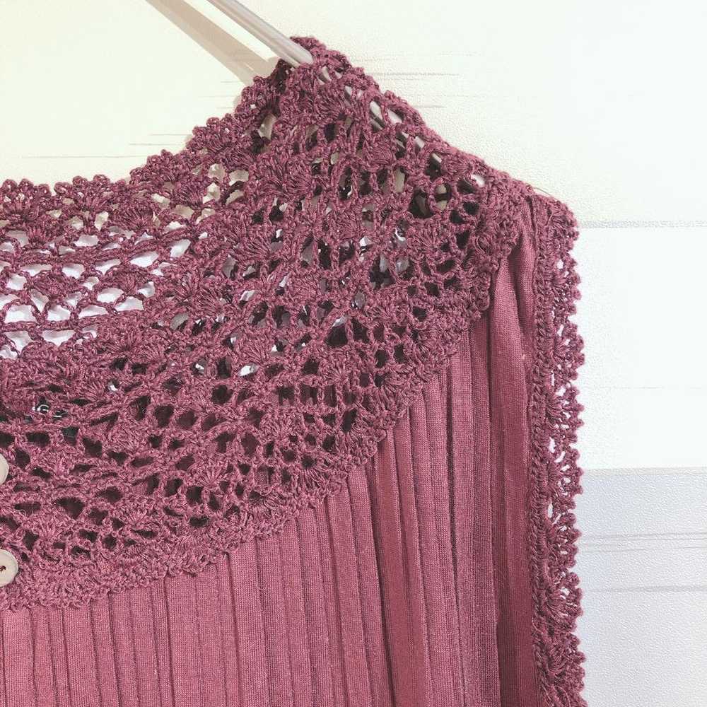 【RUBAN ROUGE】Tank Top Sleeveless Tops Elegant Lace - image 3