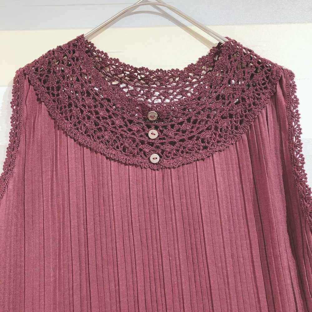 【RUBAN ROUGE】Tank Top Sleeveless Tops Elegant Lace - image 5