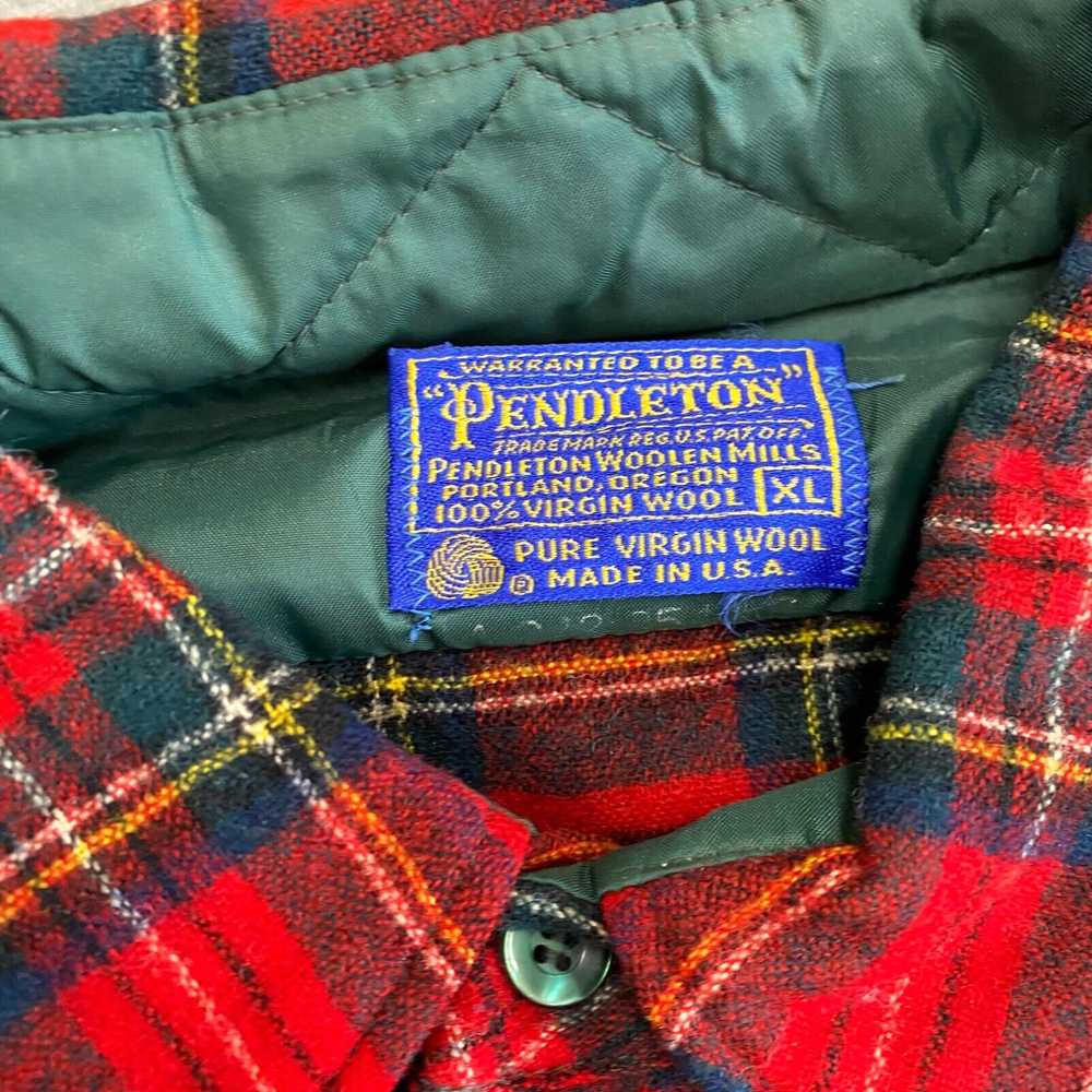 Pendleton Pendleton Flannel Shirt Mens XL Wool Re… - image 6