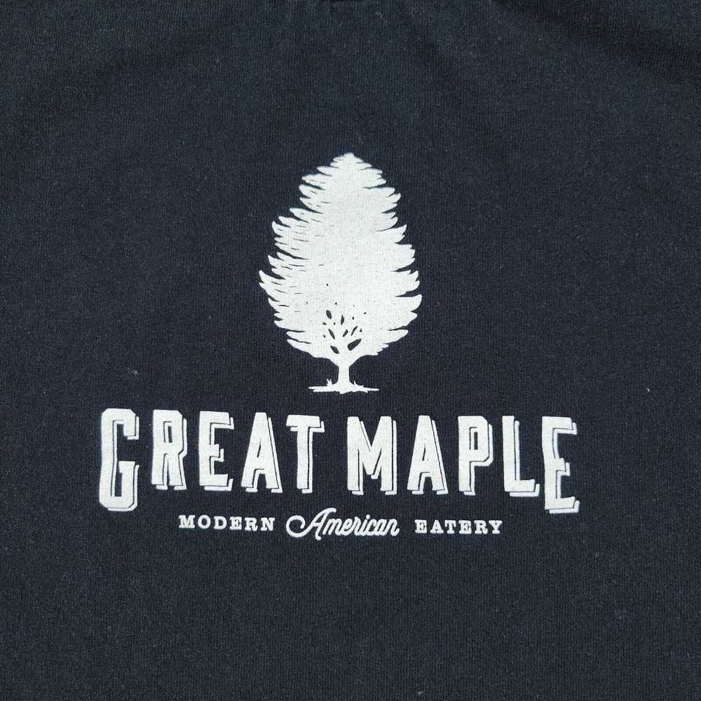 Gildan Great Maple Shirt Men Large Black American… - image 2