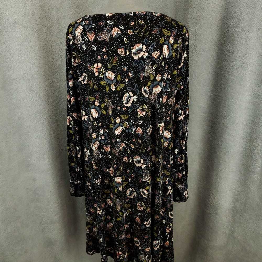 Loft Loft Dress Womens XL Floral Stretch Shift - image 3