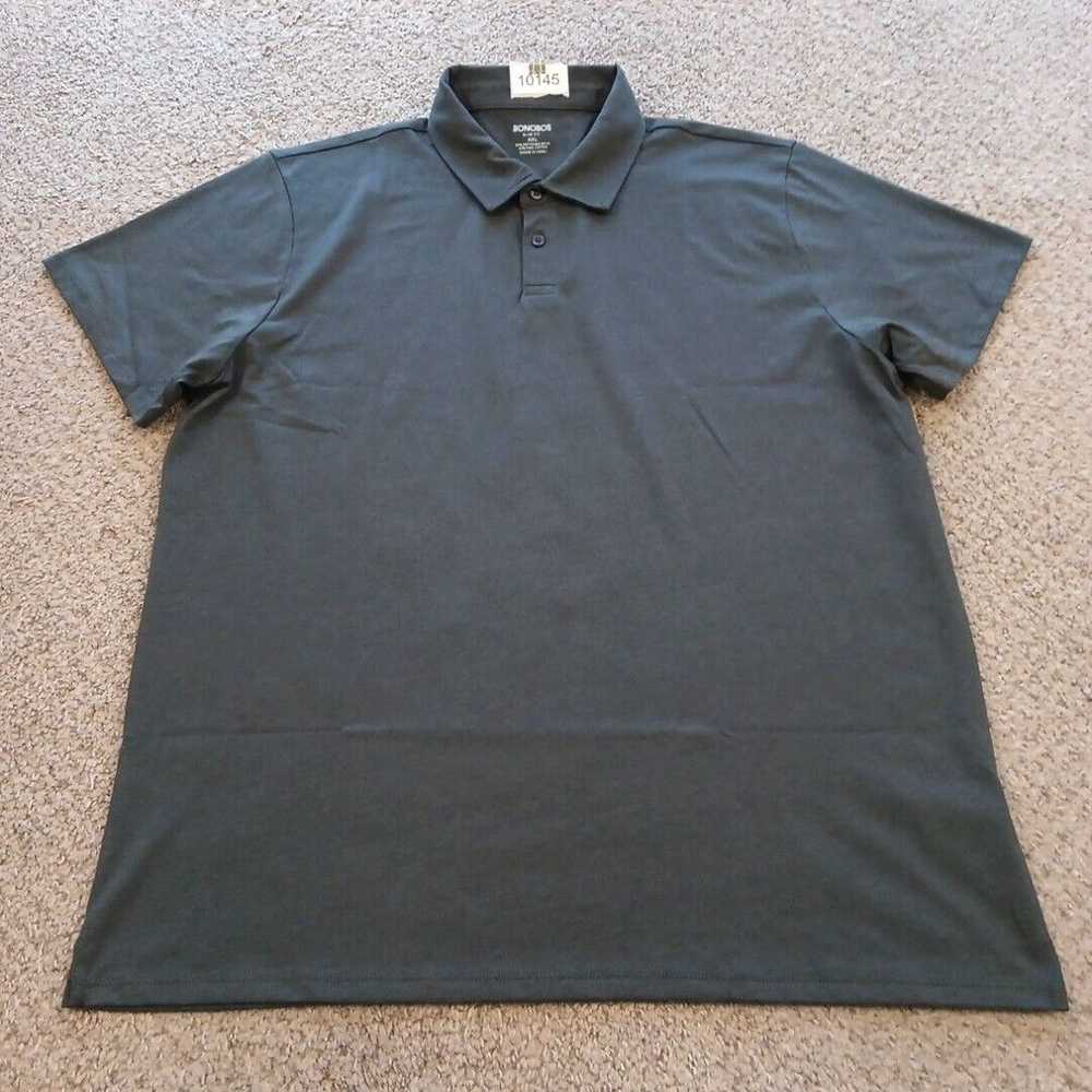 Bonobos Bonobos Polo Shirt Mens XXL Slim Solid Gr… - image 1