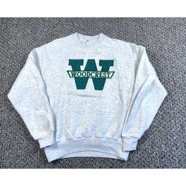 Jerzees VTG 90s Michigan Woodcrest School Sweatshi