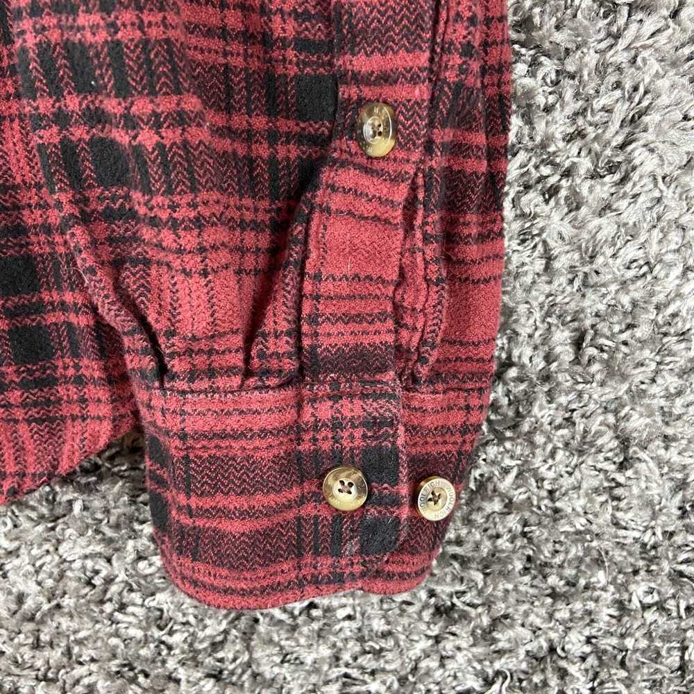 Vintage Woolrich Flannel Men’s XL Red Plaid Butto… - image 3