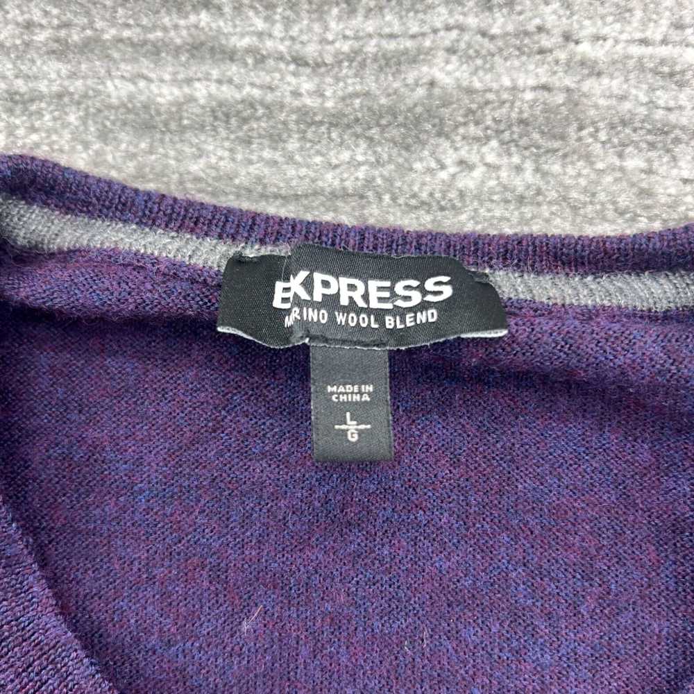 Express Express Sweater Size L Mens Pullover Long… - image 3