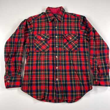 Lumberjack Vintage JC Penney Wool Shirt Mens M Re… - image 1