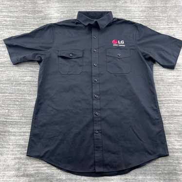 Vintage LG Direct Service Shirt Size L Mens Land's