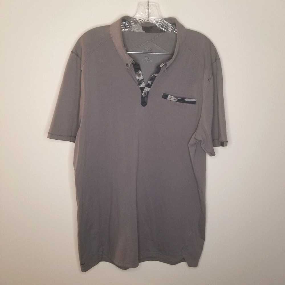 Oakley Oakley Mens Gray Short Sleeve Pocket Regul… - image 1