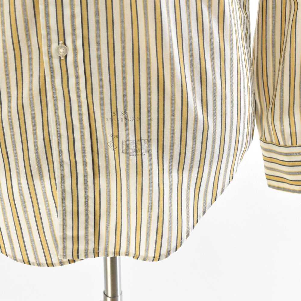 Gant 70s Vintage Mens L Striped Button Front Shir… - image 3