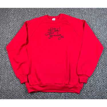 Jerzees VTG 90s Christmas Carol Bah Humbug Sweats… - image 1