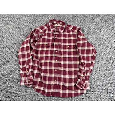 Vintage Woolrich Heavy Flannel Shirt Adult XL Dark