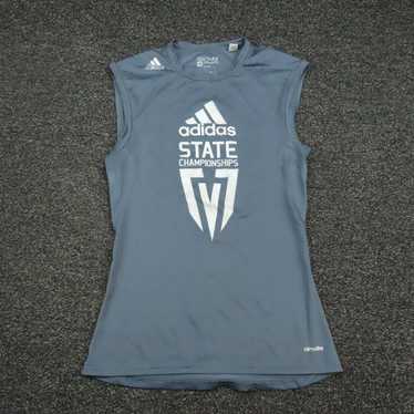 Adidas Adidas Tank Top Womens Large Gray Techfit … - image 1