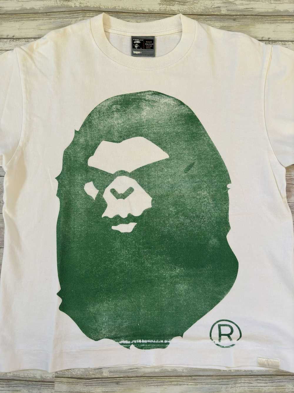 Bape Handprint Mad Ape Head Tee - image 2