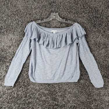 Vintage Lauren Conrad Womens Long Sleeve Blue Shou