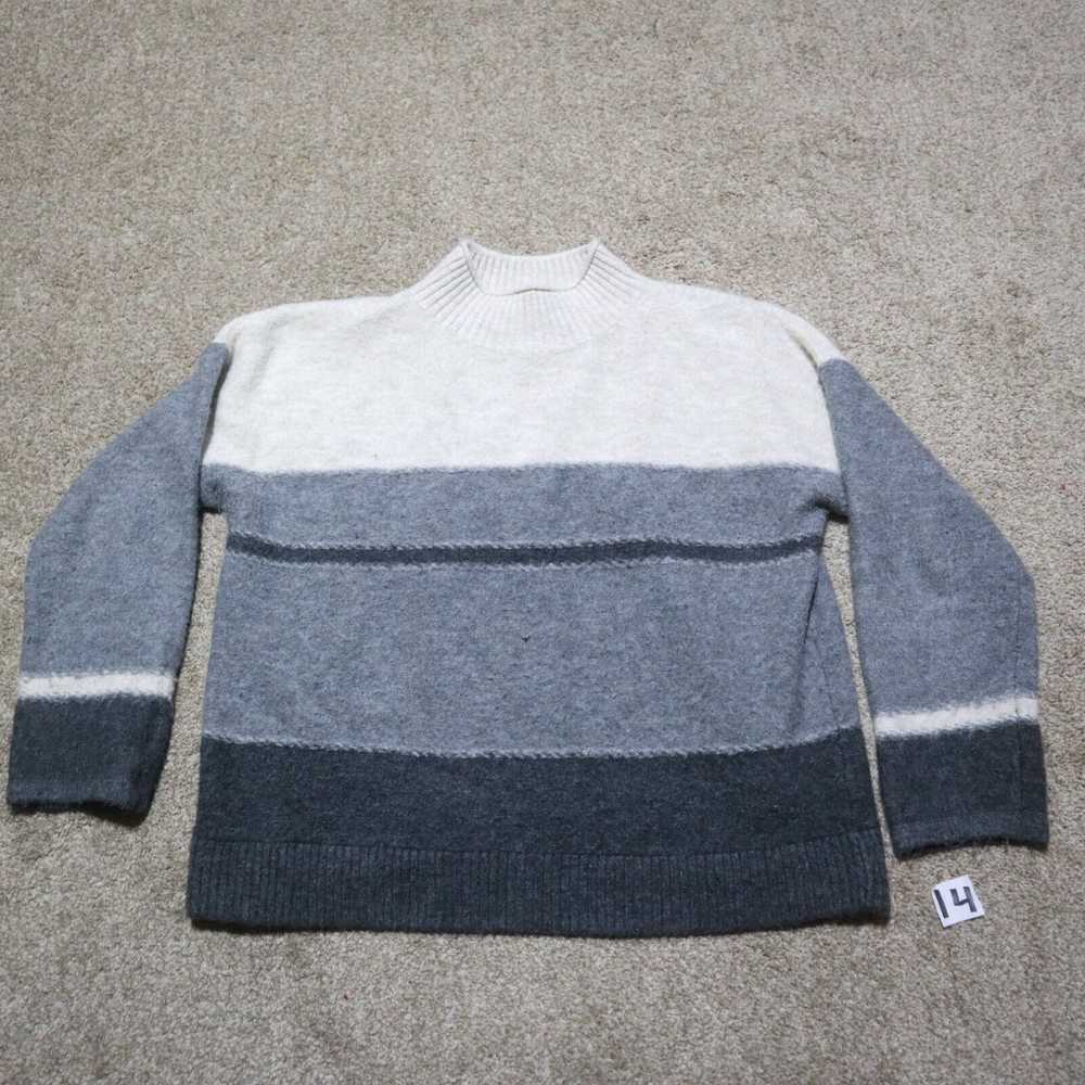 Vintage Universal Thread Gray White Sweater Soft … - image 1