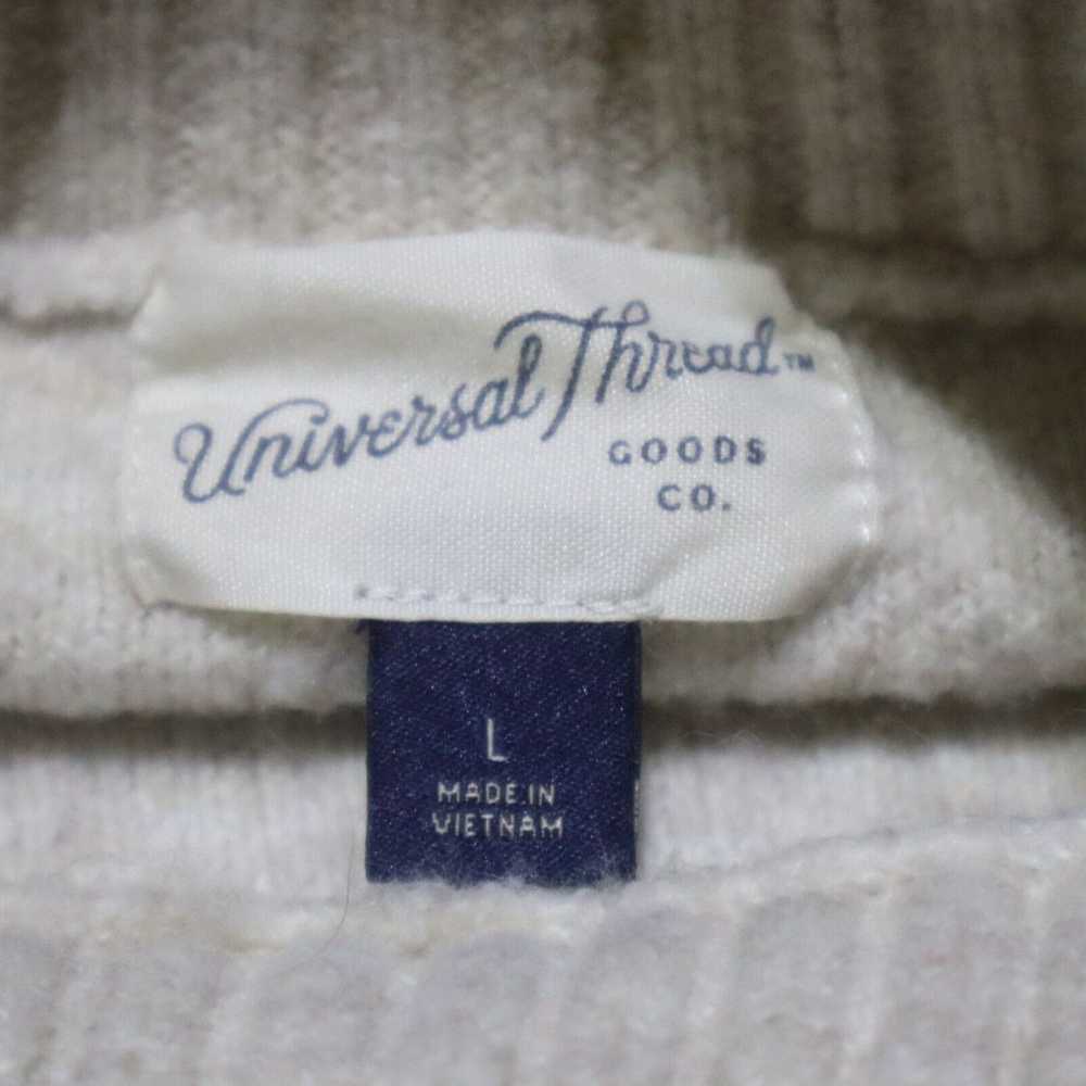 Vintage Universal Thread Gray White Sweater Soft … - image 2