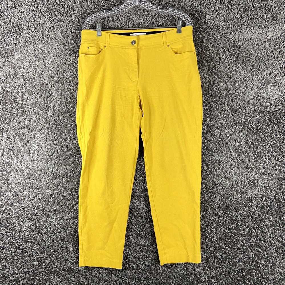 Vintage 89th + Madison Yellow Pants Women’s 14 - image 1