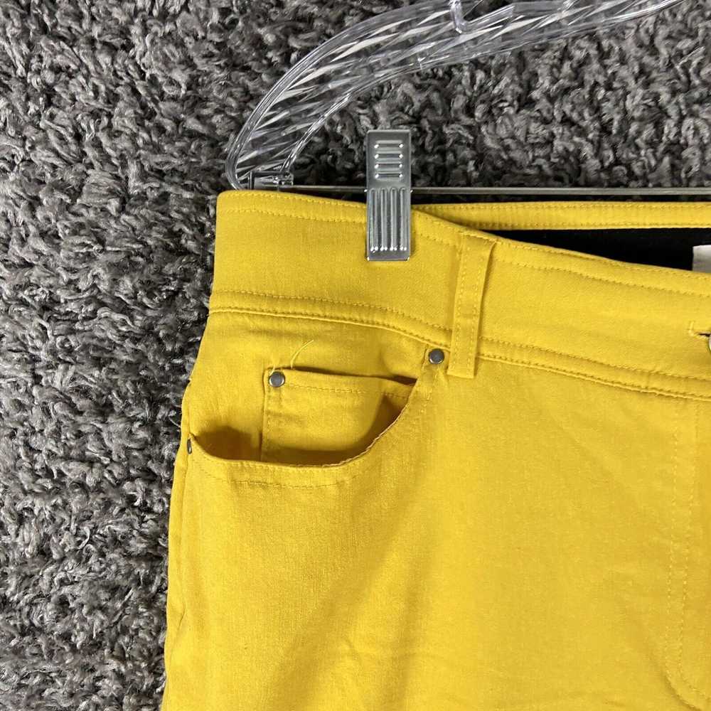 Vintage 89th + Madison Yellow Pants Women’s 14 - image 3