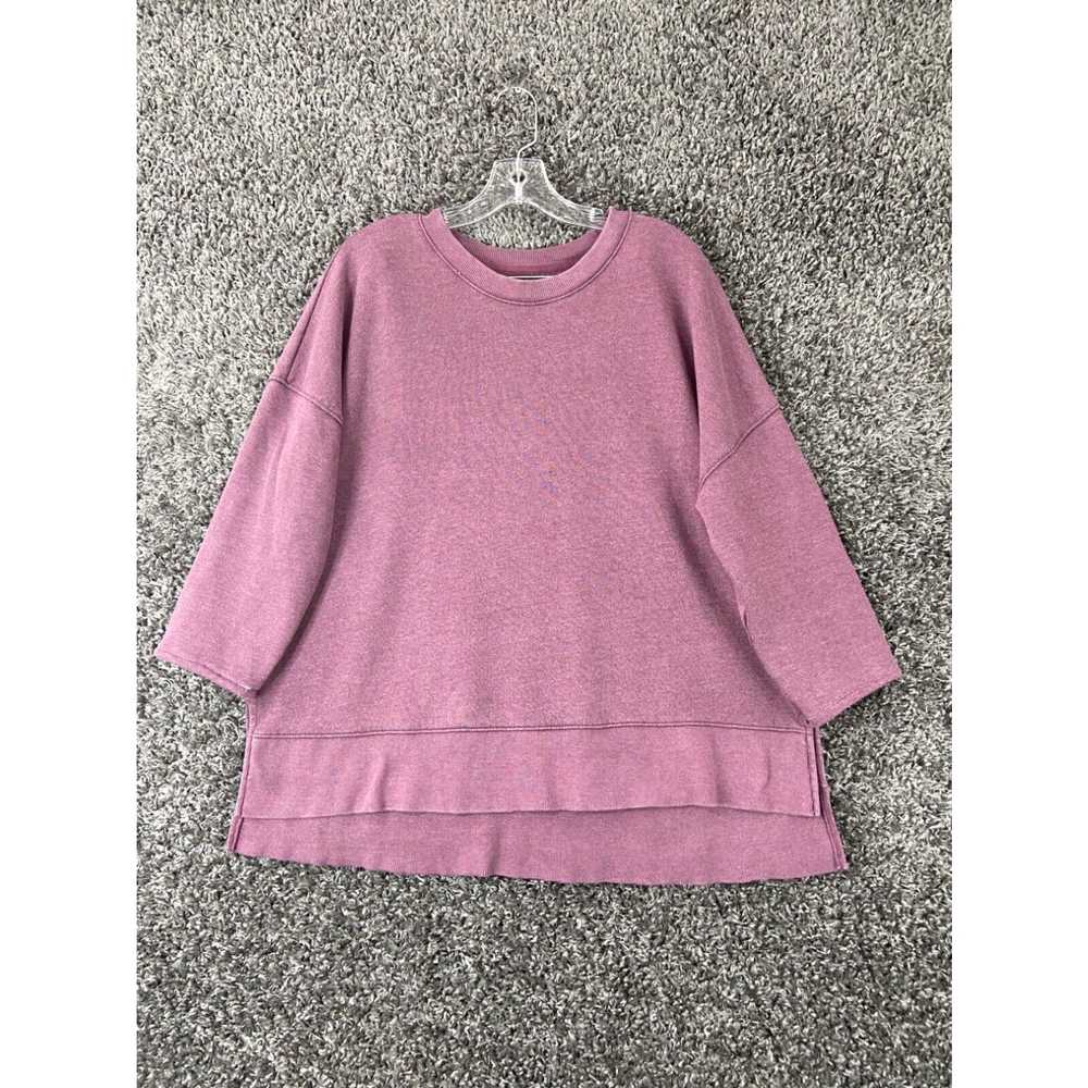 Vintage Time And Tru Crewneck Sweatshirt Pink Wom… - image 1