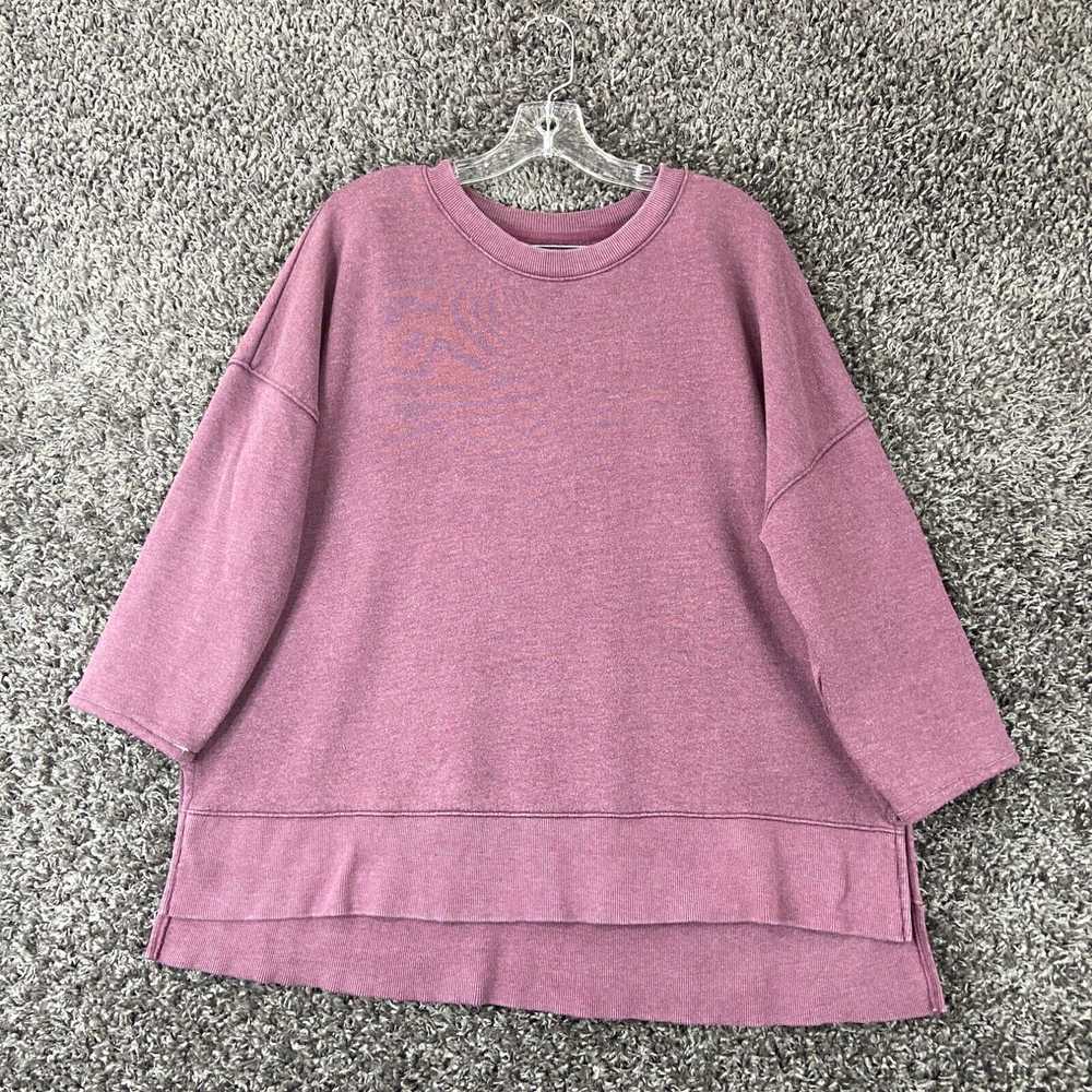 Vintage Time And Tru Crewneck Sweatshirt Pink Wom… - image 2