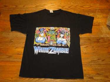 WHITE ZOMBIE 1993年ツアー　ヴィンテージTシャツ L 1993 White Zombie Vintage Tour Band Tee Shirt – Zeros Revival