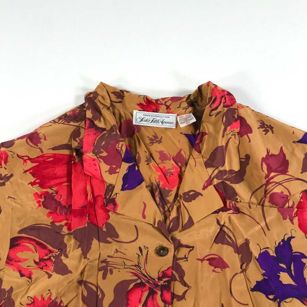 Saks Fifth Avenue Vintage Saks Fifth Avenue Silk … - image 2