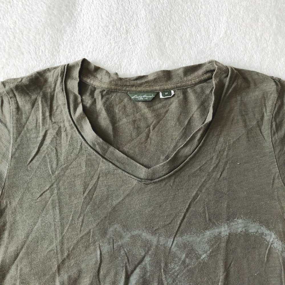 T285 Eddie Bauer Short-sleeve T-shirt Animal Prin… - image 5