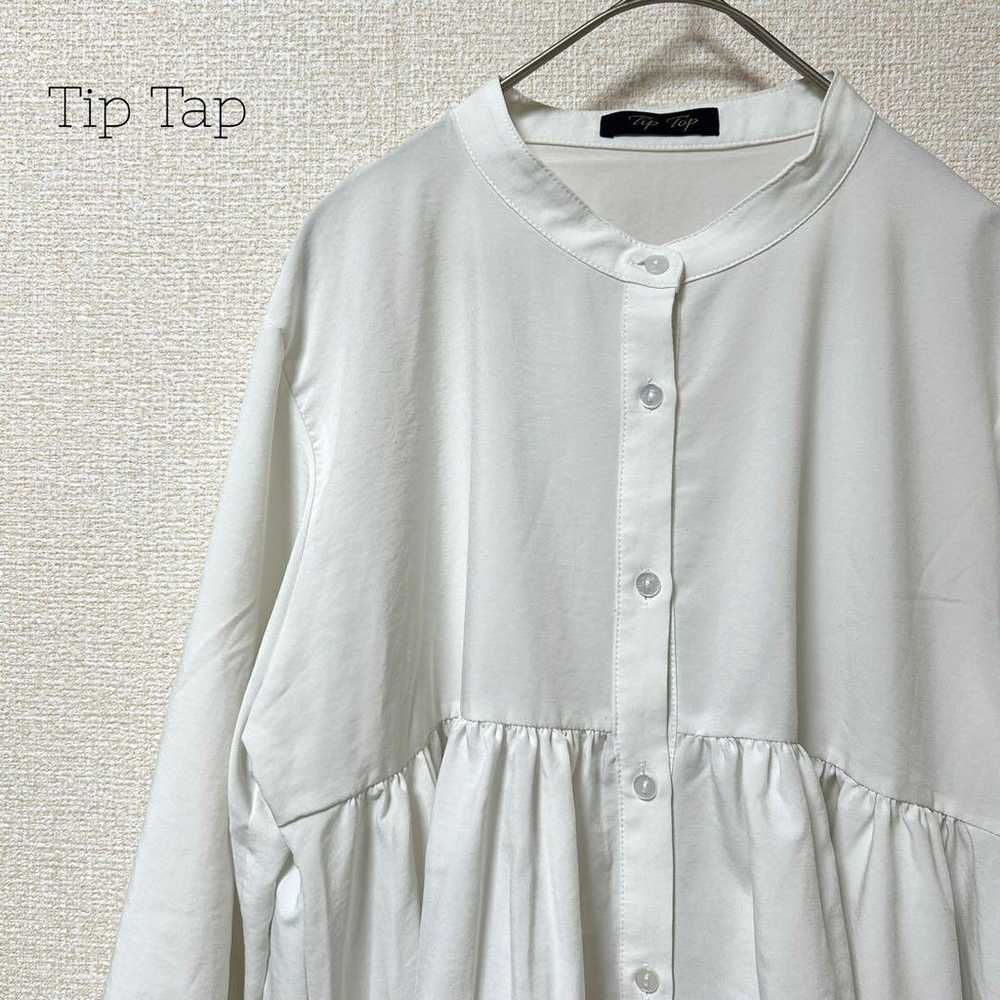 【Tip Tap】Tops Blouse Tunic Tiered Gathered Long S… - image 1