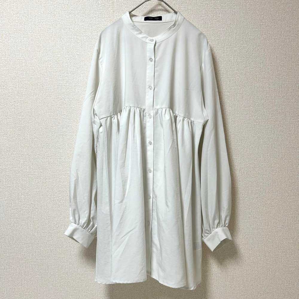 【Tip Tap】Tops Blouse Tunic Tiered Gathered Long S… - image 2