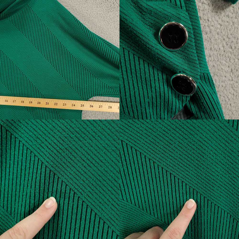 Vintage Ali Miles Sweater Womens 1X Green Ribbed … - image 4