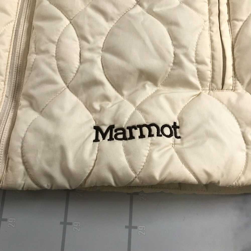 Marmot Marmot Jacket Womens Medium Ivory Quilted … - image 2