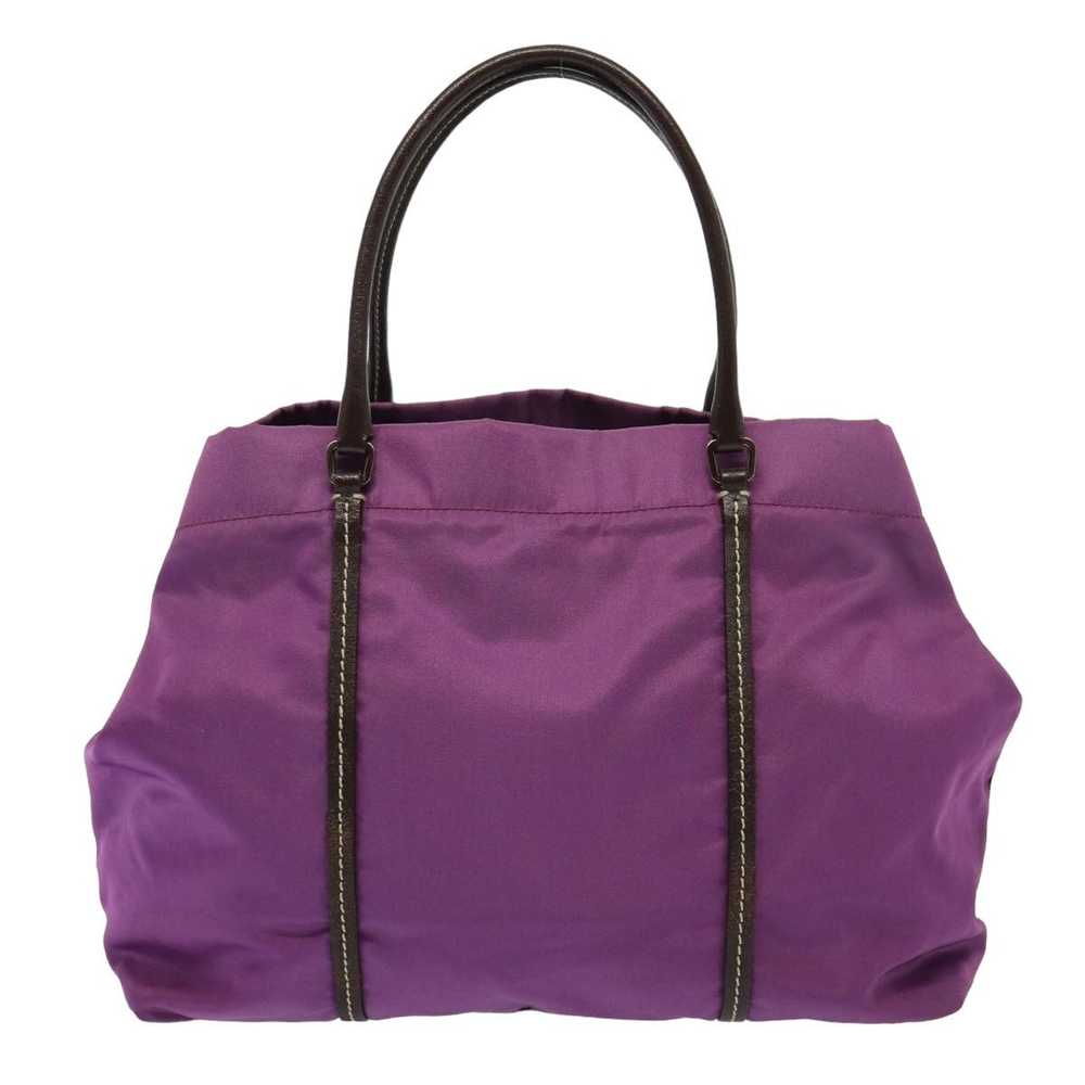 Prada PRADA Hand Bag Nylon Purple Auth 81749 - image 2