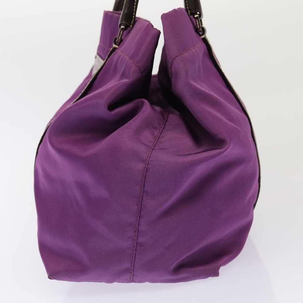 Prada PRADA Hand Bag Nylon Purple Auth 81749 - image 3