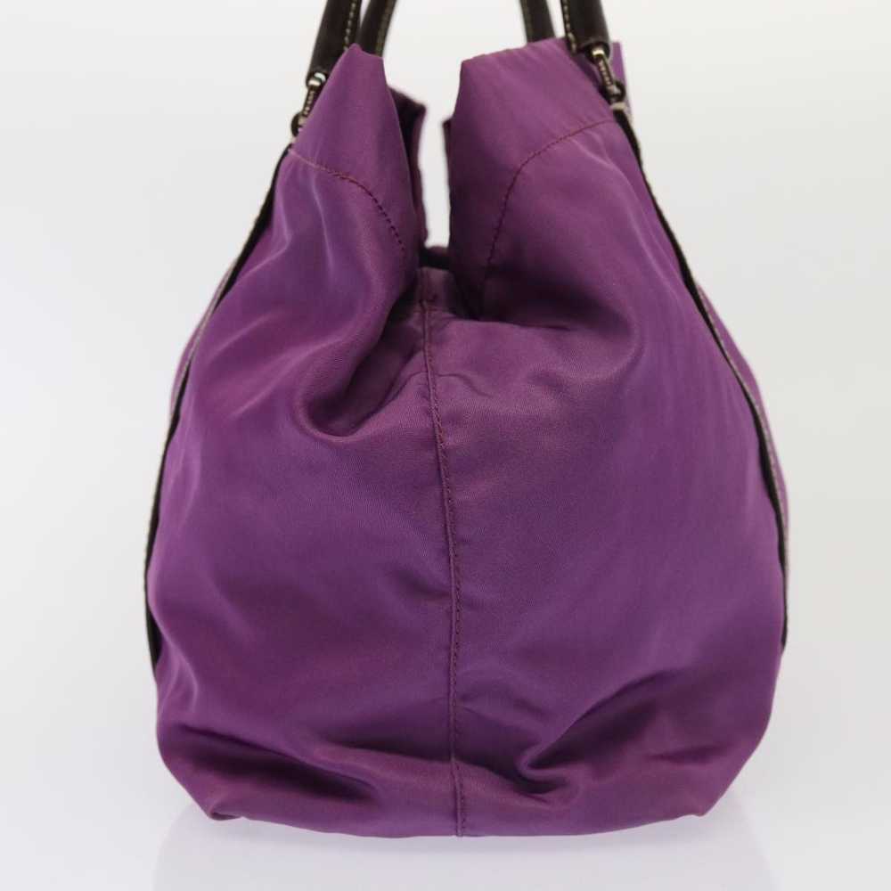 Prada PRADA Hand Bag Nylon Purple Auth 81749 - image 4