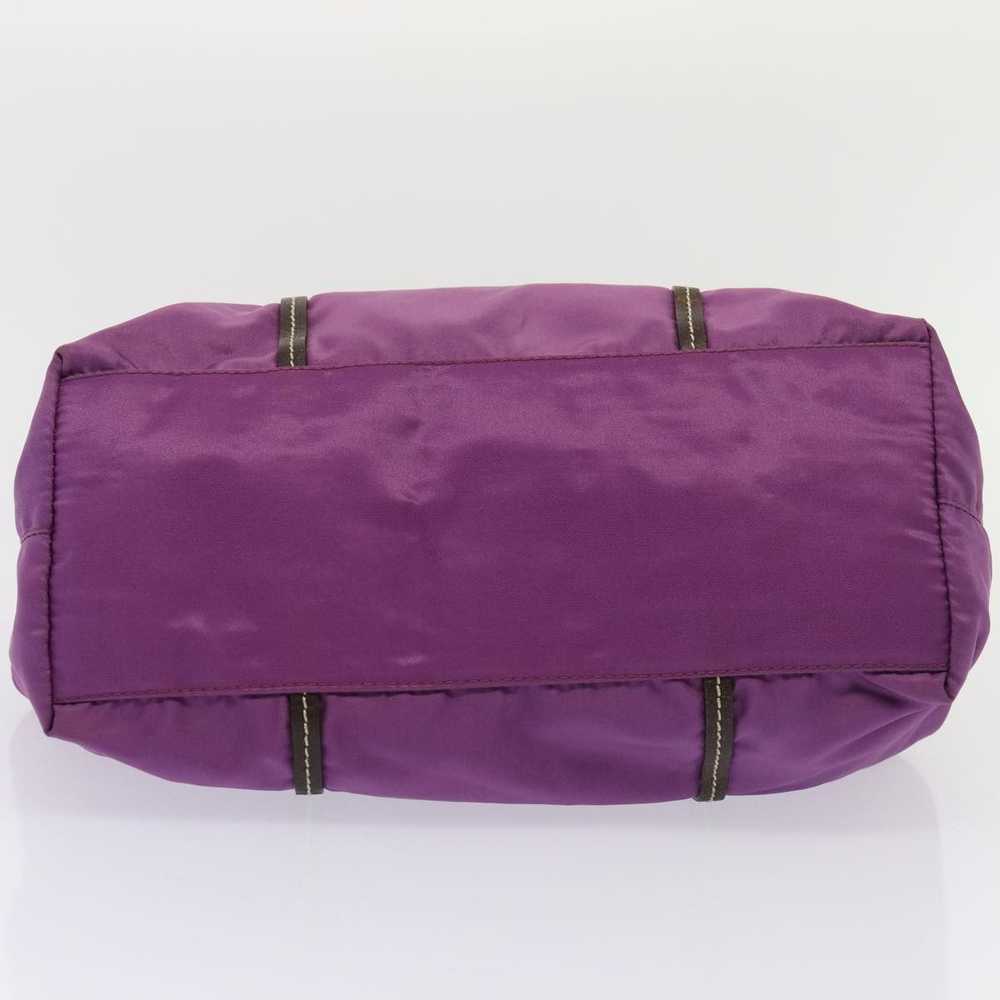 Prada PRADA Hand Bag Nylon Purple Auth 81749 - image 5