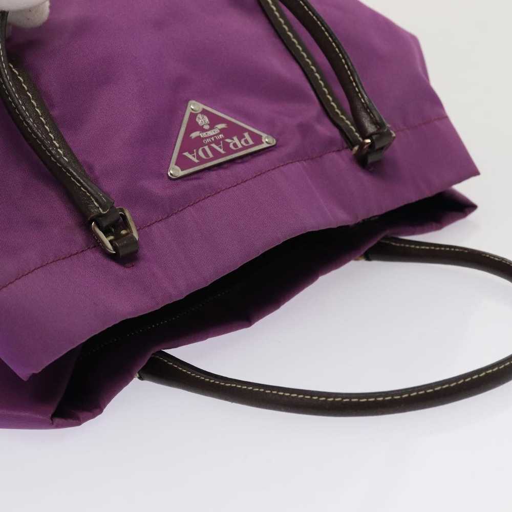 Prada PRADA Hand Bag Nylon Purple Auth 81749 - image 6