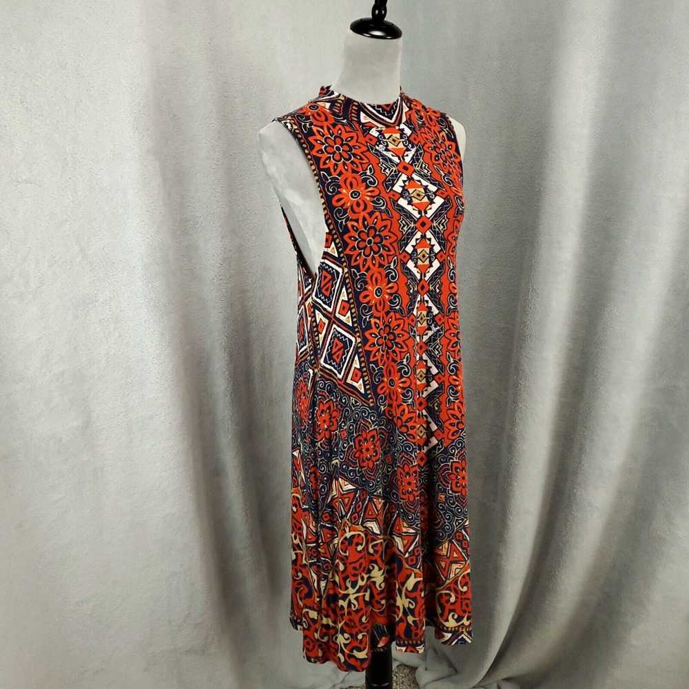 Vintage Angie Dress Womens Large Geometric Tunic … - image 1