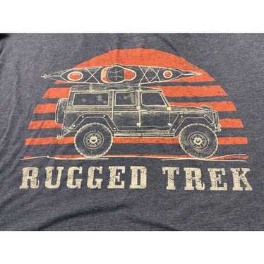 Vintage GH Bass Rugged Trek Mens 2XL Gray T-shirt - image 1