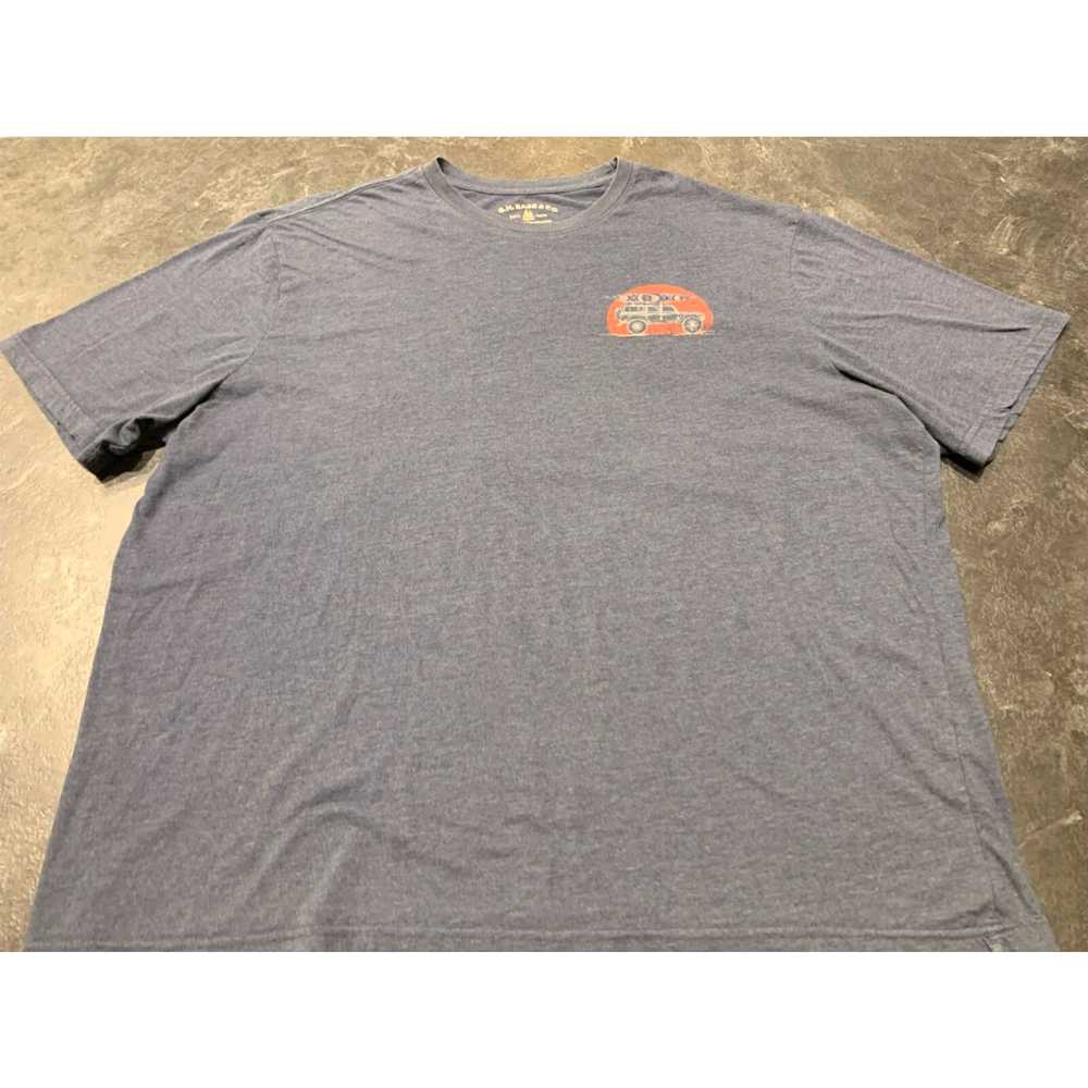 Vintage GH Bass Rugged Trek Mens 2XL Gray T-shirt - image 2