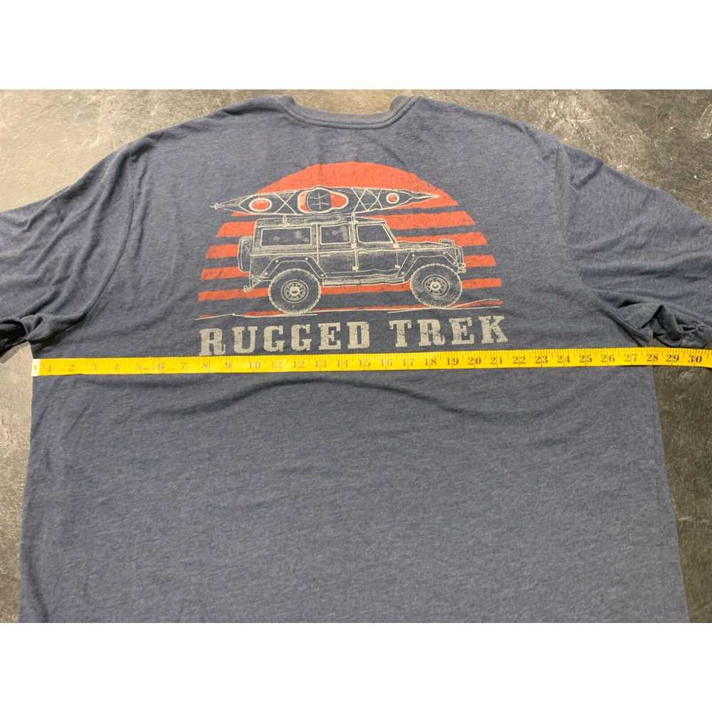 Vintage GH Bass Rugged Trek Mens 2XL Gray T-shirt - image 3