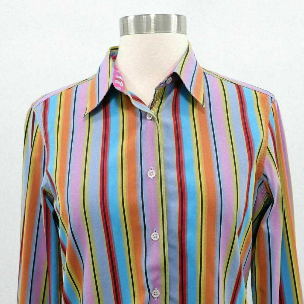 Robert Graham Robert Graham Shirt Blouse Womens S… - image 2