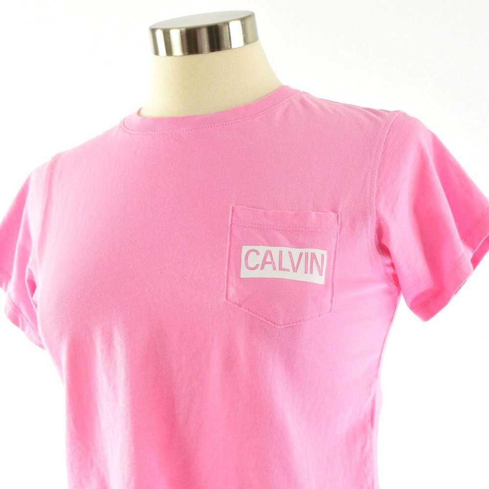 Vintage Womens S Pink Calvin Klein Crop Top Cropp… - image 2